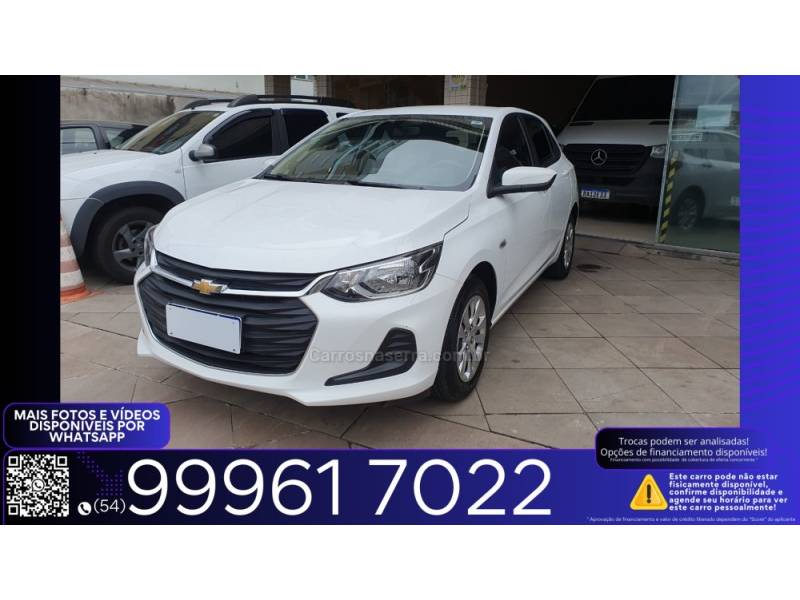 CHEVROLET - ONIX - 2021/2022 - Branca - R$ 67.900,00